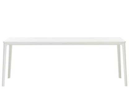 Plate Dining Table - L 2400 / White / Carrara marble
