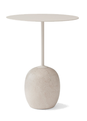 LN8 - Lato Table / Ivory White / Crema Diva marble