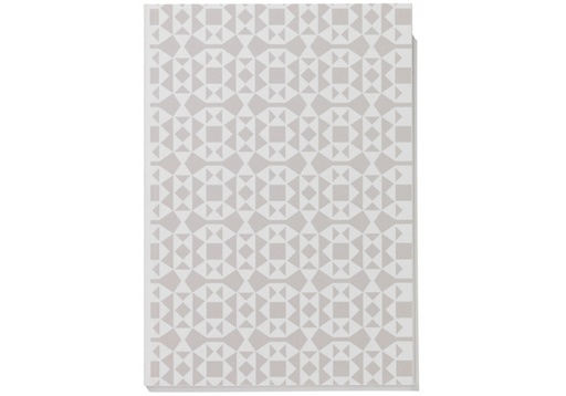 Notebook Softcover A5 / Facets White
