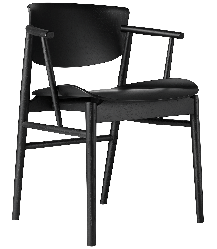 N01 - Armchair / Oak black