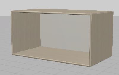 Wall unit custom / White oak-White