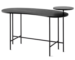 JH9 - Palette table / Black Lacquer Ash / Nero Marquina marble