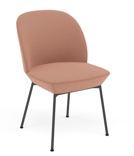 Oslo Side Chair / Anthracite Black / Twill Weave 530