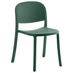 1 Inch Reclaimed Stacking Chair / Green