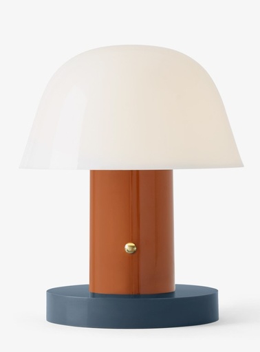 JH27 - Setago Portable Table Lamp / Rust & Thunder