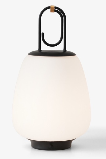 SC51 - Lucca Portable Table Lamp - Opal glass & Black