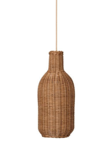 Braided Lampshade - Bottle / Natural