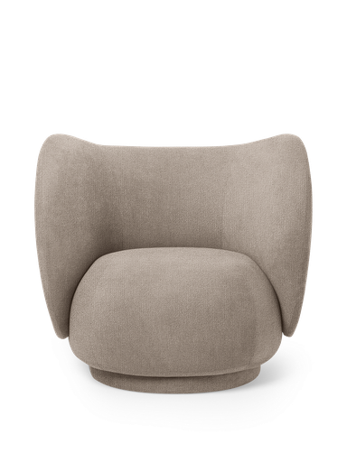 Rico Lounge Chair / Fabric Boucle Sand