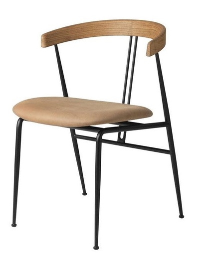 Violin Dining Chair - Seat upholstered