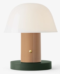 JH27 - Setago Portable Table Lamp / Nude &amp; Forest