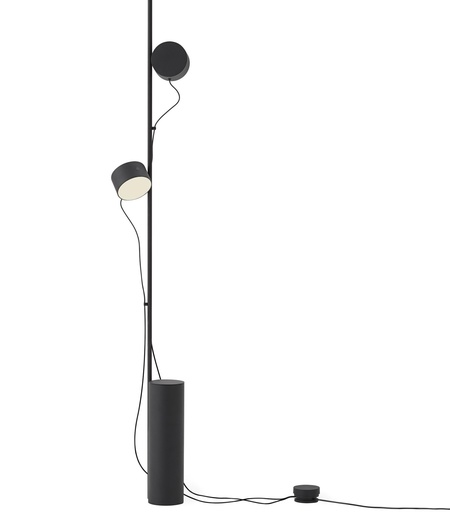 Post Floor Lamp/ Black