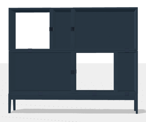 Stacked Storage System / Midnight Blue