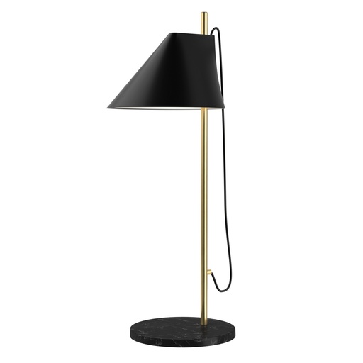 Yuh Table / Black / Brass