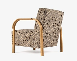 ATD2 - Wulff Lounge chair / Walnut oiled / Sheepskin Moonlight