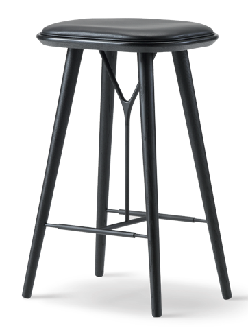 Spine Wood Base Stool - Model 1736