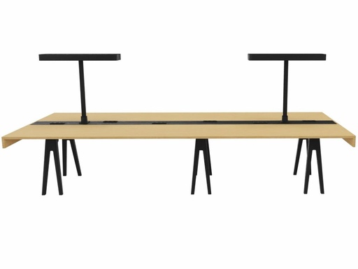 Joyn Workstation 6 ppl / Black / Oak