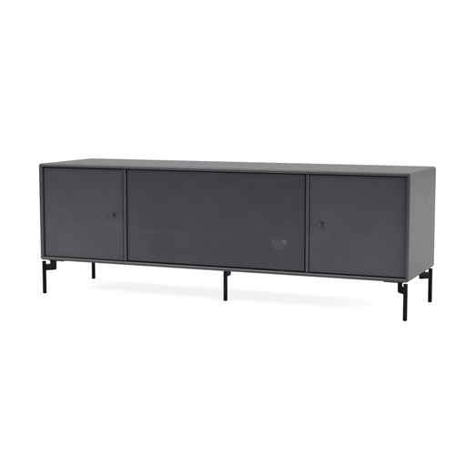 Octave III TV & Sound unit / Legs / Coal-Black