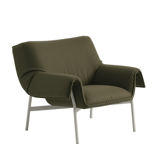 Wrap Lounge Chair / Grey / Kvadrat Divina 984