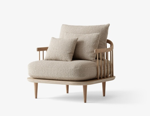SC1 - Fly Lounge Chair / Oak white oil / Karakorum 003