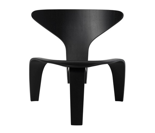 PK0 A - Lounge Chair / Coloured ash Black