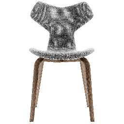 4130 - Grand Prix Chair wood base Fully upholstered