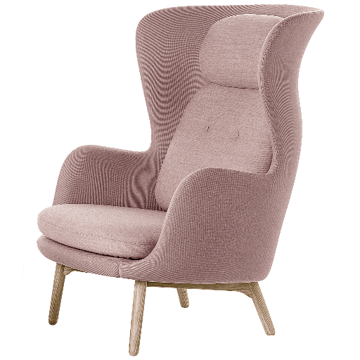 JH2 - Ro Lounge Chair Wooden legs