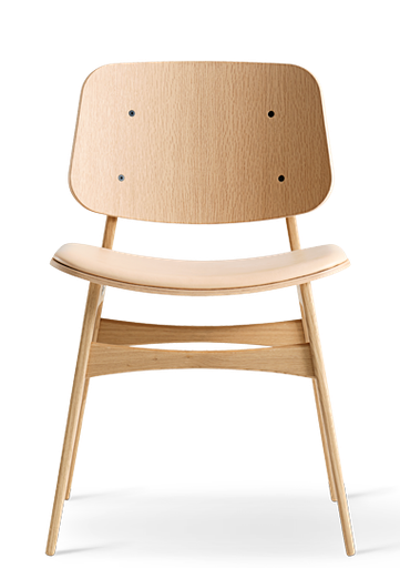 Soeborg Chair Wood Seat upholstered - Model 3051